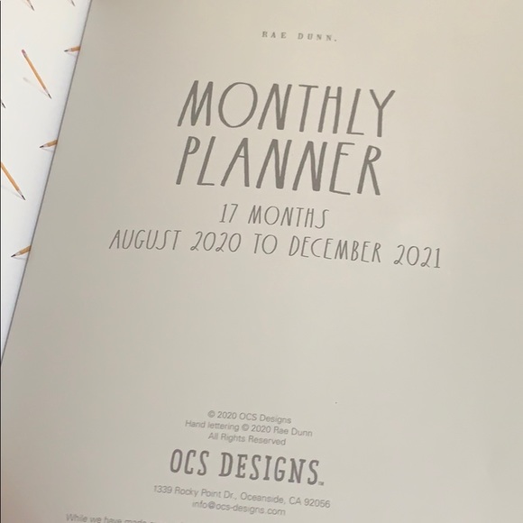 Rae Dunn bundle 2021 planer & list pad 70sheets - Picture 3 of 8